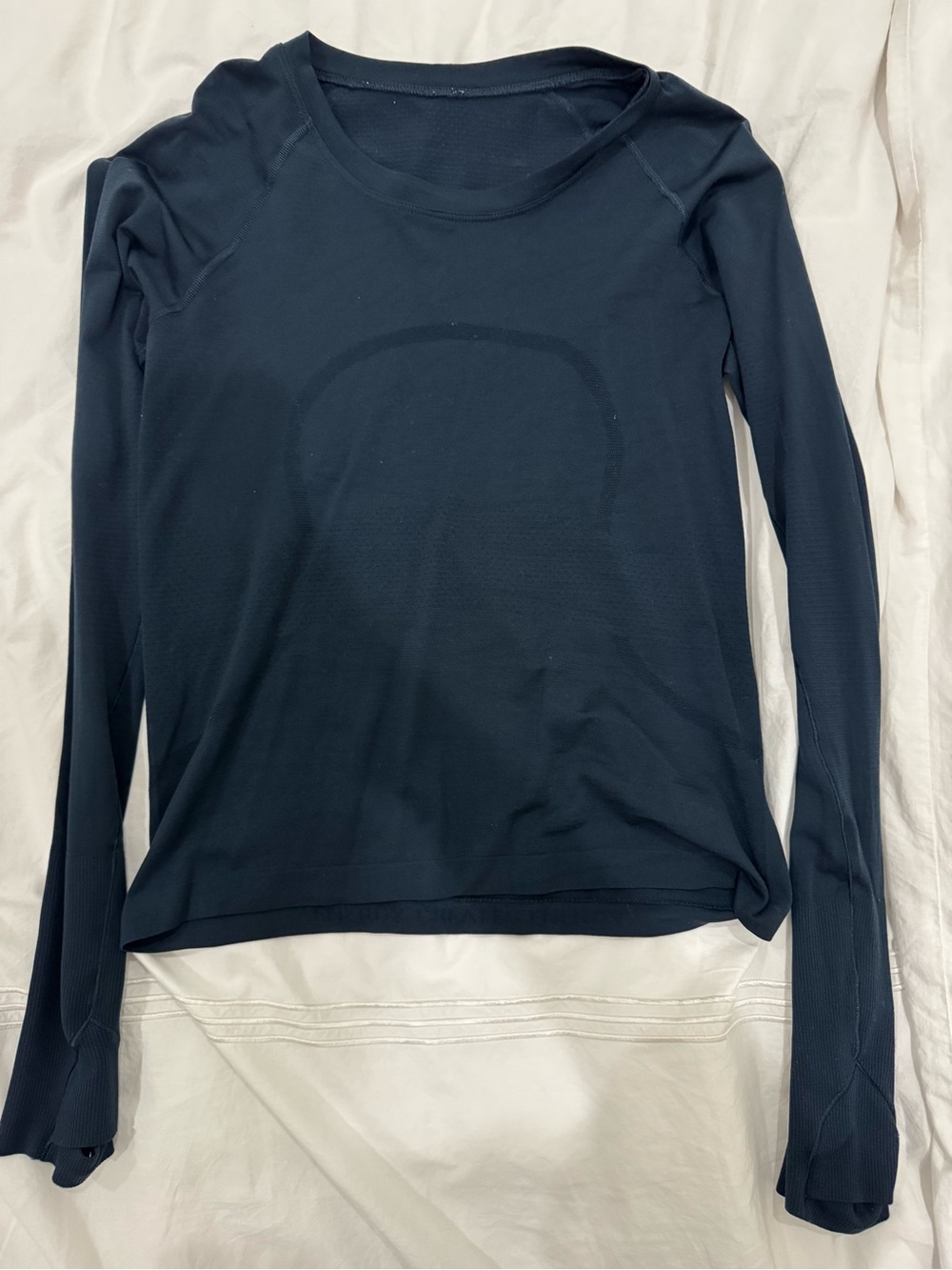 lululemon athletica Navy Long-Sleeve Crew Top